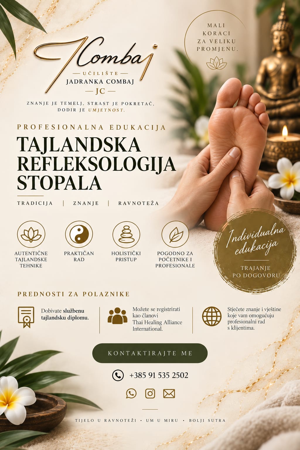 Edukacija - Tajlandska refleksologija stopala